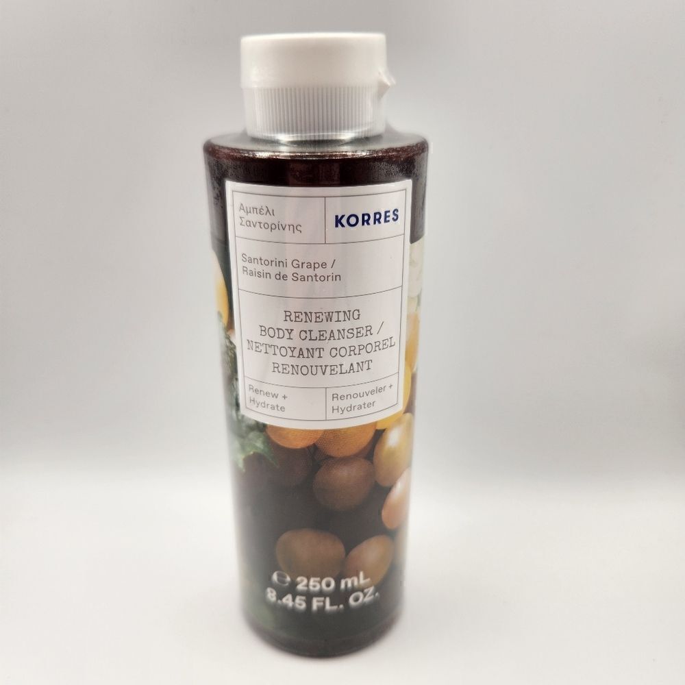 Korres Renewing Body Cleanser Renew and Hydrate Santorini Grape 8.45 fl.oz.
